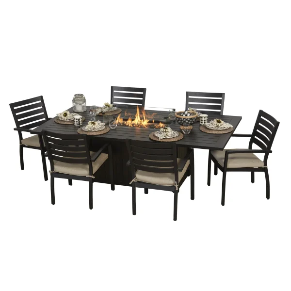 Aluminum Fire Dining Table