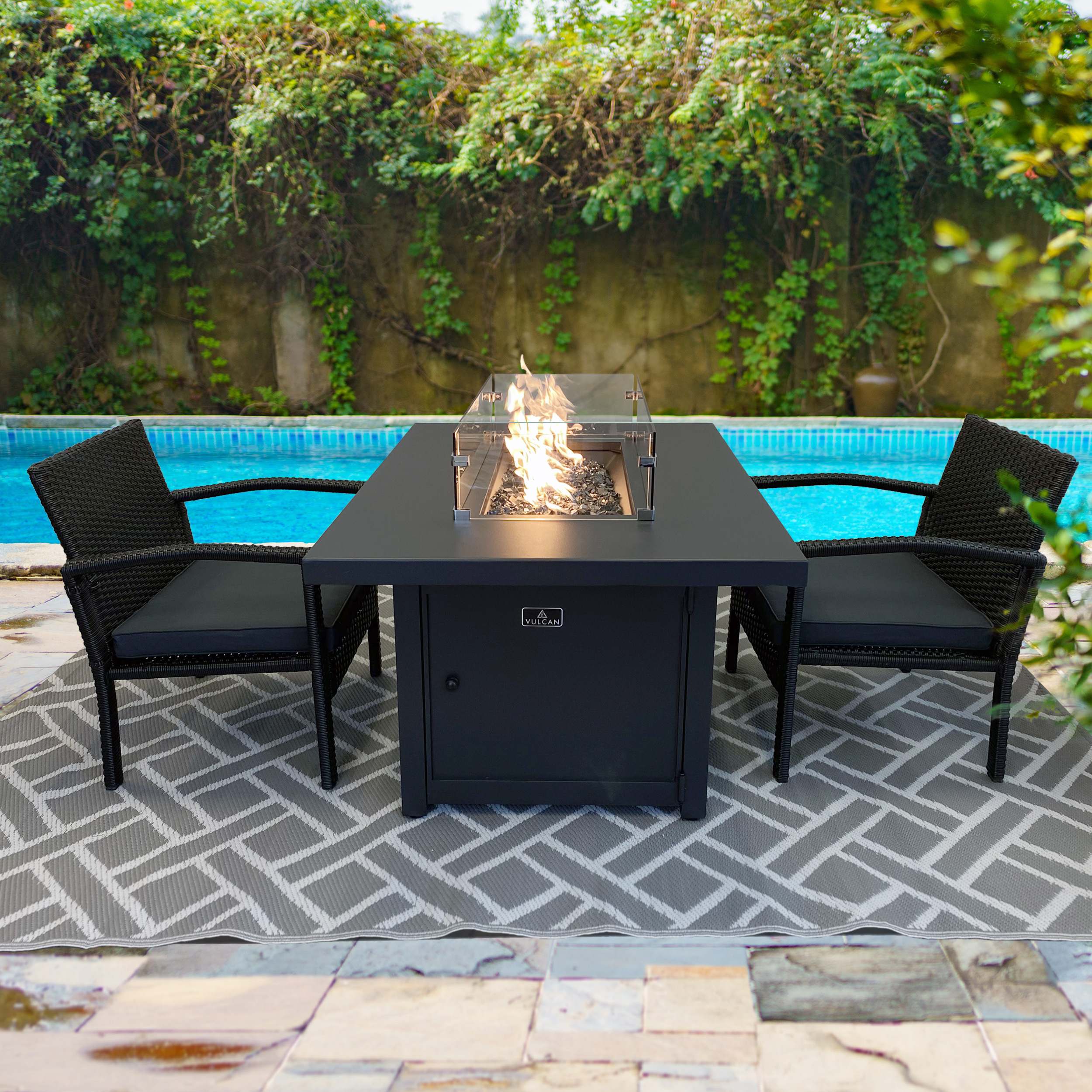 Rectangle Aluminum Fire table - Image 2